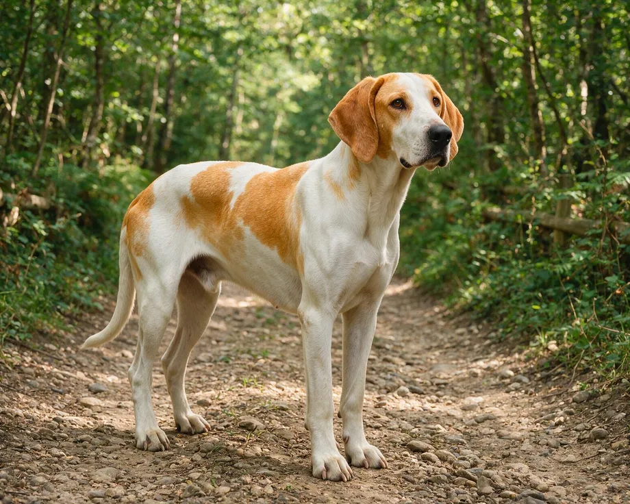 Großer Anglo-Französischer Weiß-Oranger Laufhund